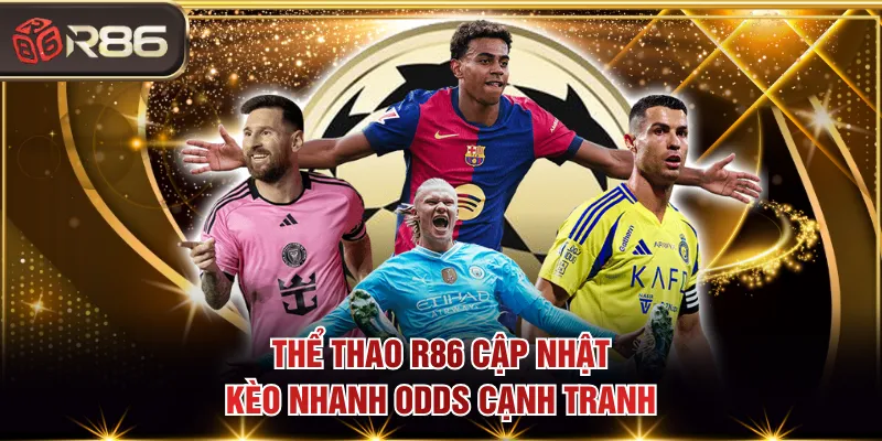 Thể thao R86 cập nhật kèo nhanh odds cạnh tranh